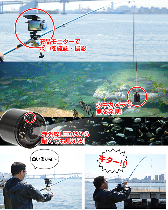 サンコー 赤外線魚っちカメラ2 LCDCM4BK - Just MyShop